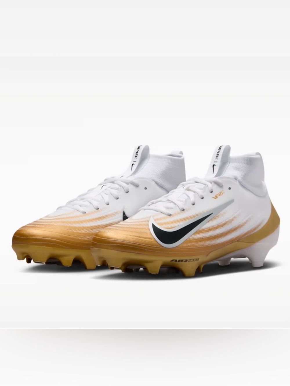 Nike Men's Zoom Air VaporPro 1 White Black MetallicGold FB3298 103 Size 14 NIB